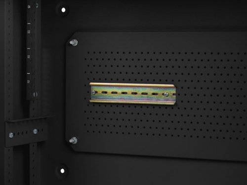 Lanberg Szafa instalacyjna rack wisząca 19 cali 6U+3U 540x200 niskoprofilowa czarna ( złożona)