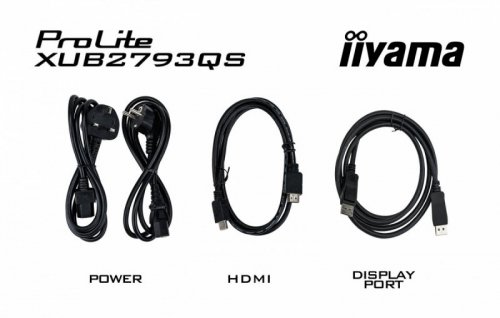 IIYAMA Monitor 27 cali XUB2793QS-B7,IPS,QHD,HAS(150mm),100Hz,300cd