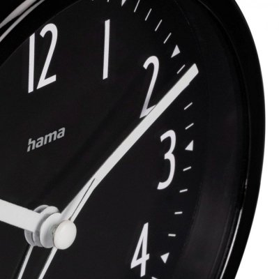 Hama Budzik Skye 11,3 cm Czarny