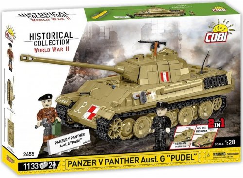 Cobi Klocki Klocki Panzer V Panther G Pudel 1133 klocków