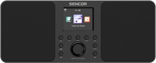 Sencor Radio Internetowe  Moc 2x10W,WiFi,FM,DAB+,USB, wys.LCD