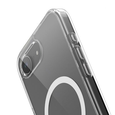 CRONG Clear MAG Cover - Etui iPhone 16e MagSafe Przezroczystye