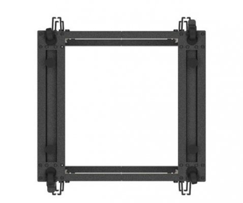 Lanberg Open rack 19&#039;&#039; 15U 600x600-1100 regulowany czarny