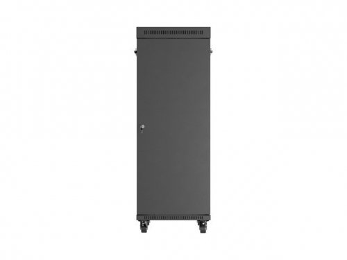 Lanberg Szafa instalacyjna rack stojąca 19 cali 32U 600x1000 drzwi przeszklone LCD czarna (Flat pack)