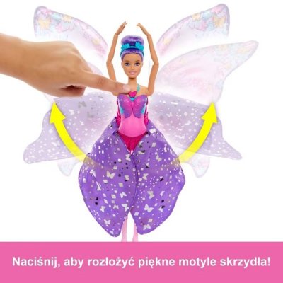 Mattel Lalka Barbie Motylkowa baletnica 2w1 przemiana