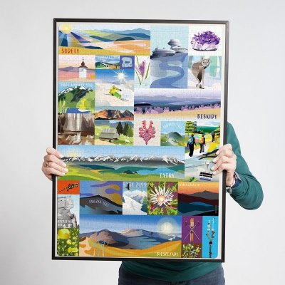 CzuCzu Puzzle Puzzlove Polskie góry 1000 elementów