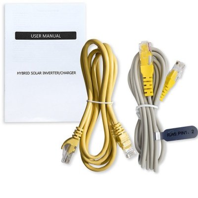 Qoltec Modularny Hybrydowy Inwerter solarny Off-Grid 6.2kVA | 6.2kW |   120A | MPPT | 12 jednostek | BMS | Sinus | opcja Wi-Fi | Power Factor 1.0