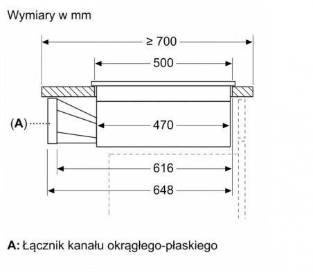 Bosch Płyta indukcyjna z wbudowanym wyciągiem PVS611B16E