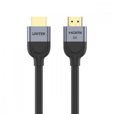 Unitek Kabel HDMI 2.1 8K 60Hz 1m; czarny; C11086GY01-1M