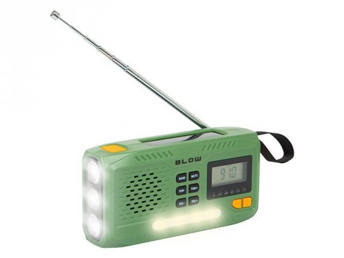 BLOW Radio przenośne RA13 AM/FM solarne