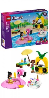 LEGO Klocki Friends 42658 Impreza na basenie z jednorożcem i flamingiem