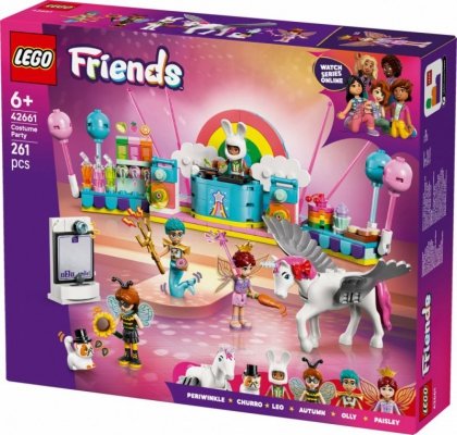 LEGO Klocki Friends 42661 Bal przebierańców z jednorożcem i wróżką