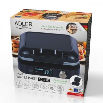 Adler Gofrownica z wyświetlaczem LED AD 3087
