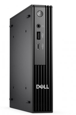 Dell Komputer Dell Pro Micro QCM1250 W11Pro i3-14100T/16GB/512GB SSD/Integrated/WLAN + BT/Kb/Mouse/3YPS