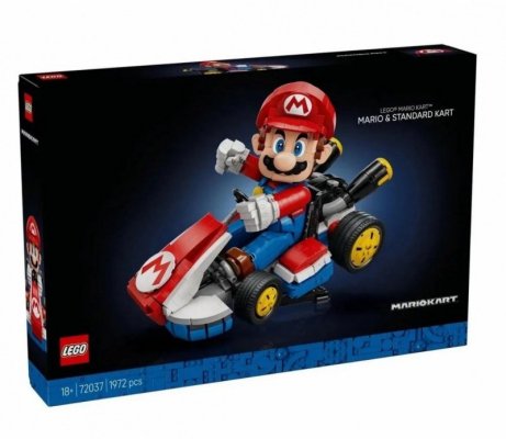 LEGO Klocki Super Mario 72037 Mario Kart Mario i Standard Kart