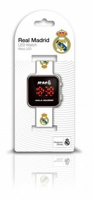 Kids Euroswan Zegarek LED z kalendarzem Real Madryt