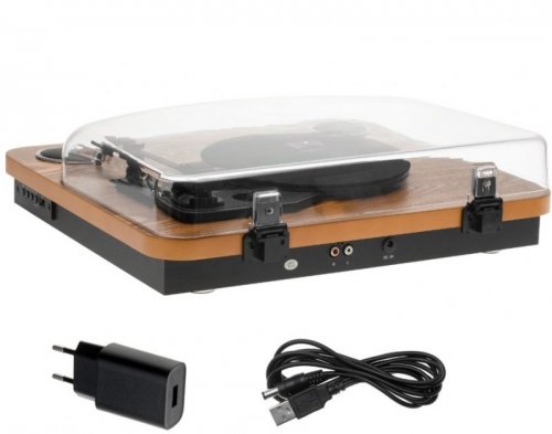 Adler Gramofon AD1914 Wood USB Bluetooth