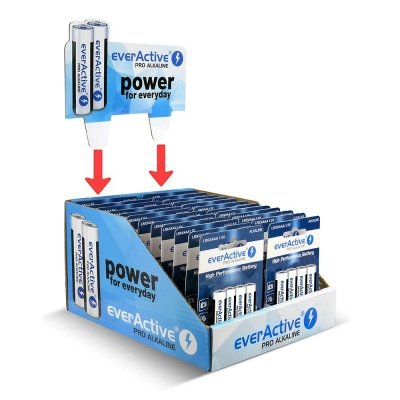 everActive Baterie LR03/AAA pro alkaline display handlowy 96 szt.