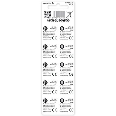 everActive Baterie alkaliczne mini AG12/G12/LR1142/LR43 blister 10 szt.