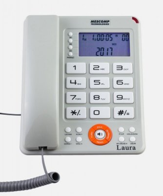 Mesmed Telefon przewodowy Mescomp MT-816 Laura