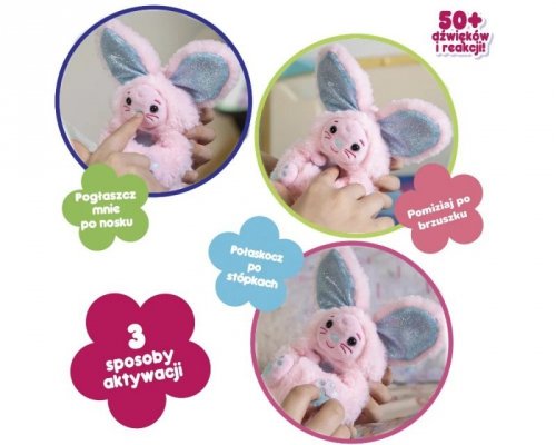 Epee Maskotka intearaktywna Kulisie Króliczek Flora