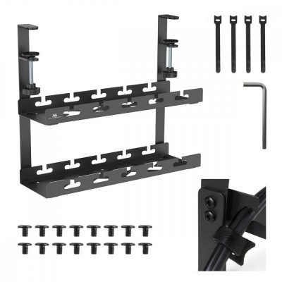 Maclean Organizer podbiurkowy na kable MC-104 B
