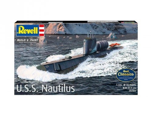 Revell Model plastikowy Statek U.S.S. Nautilus 1/305