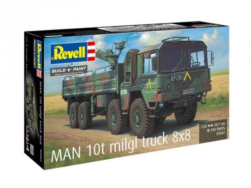 Revell Model plastikowy Ciężarówka Man 10T Milgl 8x8 1/35