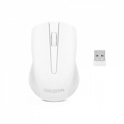 DICOTA Mysz, myszka  Wireless Mouse Comfort Biała