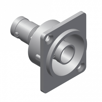 Procab VCD70 Panel connector - bnc double female - metal Connector