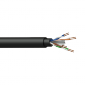 Procab BCT60U/1 Networking kabel - CAT6 - U/UTP - flex 0.22 mm? - 24 AWG - HighFlex™ 100 m wood 