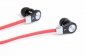 Media-Tech MAGICSOUND DS-2 - SŁUCHAWKI DOUSZNE Z MIKROFONEM, CZARNO-CZERWONE 