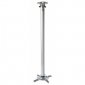 Techly Ramię do projektora 110 -190cm sufitowe, 15kg, srebrne 