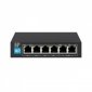 Extralink Switch EUROS V2 6 portów POE SWITCH 4X porty 10-100MBPS POE + 2X porty UPLINK 802.3AF 60W 