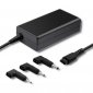 Qoltec Zasilacz specjalizowany do Asus | 65W | 3 wtyczki |+ kabel zasilający 