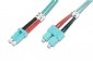 Digitus Patchcord światłowodowy FO LC-SC MM 50/125 OM3 duplex LSOH 3m 