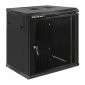 Qoltec Szafa RACK 19 cali| 12U | 450 x 600 x 635 | Perforowane drzwi 