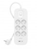 Belkin Listwa przeciwprzepięciowa SurgePlus 6x Schuko 1xUSB-A 1xUSB-C 650J 2m 