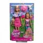 Mattel Zestaw lalek Barbie i Stacie z pieskami 
