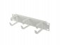 Lanberg Organizer kabli 10 cali z 3 metalowymi uchwytami TYP B szary 