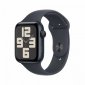 Apple Watch SE GPS, koperta 44 mm z aluminium w kolorze północy z paskiem sportowym w kolorze północy - rozmiar M/L 