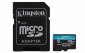 Kingston Karta microSD 128GB CanvasGo! Plus 200MB/s A2 U3 V30 + adapter 