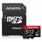 Adata Karta microSD High Endurance 512GB UHS1 U3 V30 A2 100/85MB/s + Adapter 
