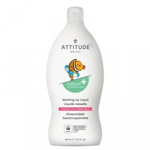 Attitude, Płyn do mycia butelek i akcesoriów dziecięcych, Bezzapachowy (fragrance free), 700 ml