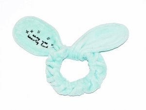 Dr. Mola - Bunny Ears pluszowa opaska kosmetyczna królicze uszy Miętowa
