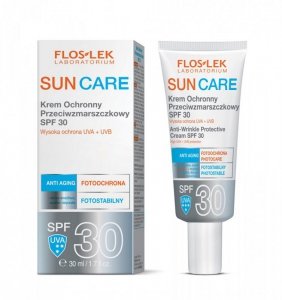 Floslek - Sun Care krem ochronny przeciwzmarszczkowy SPF30 30ml