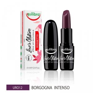Equilibra - Love's Nature Lipstick pomadka do ust 12 Intense Burgundy 4ml