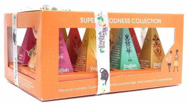 English Tea Shop,  Herbata BIO  SUPER, 12 piramidek