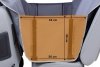 Kardiff mata Anti Slip z Bokami i Zamkiem M 133x157cm Granatowa
