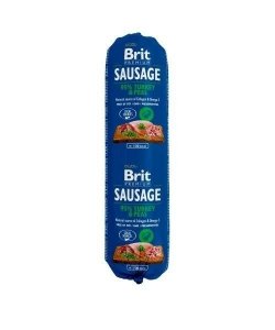 Brit Premium Sausage Turkey&Peas 800g Baton z Indykiem i Groszkiem dla psów